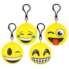 EMOTICON SQUISH BACKPACK CLIP (24/DISPLAY) 2.75"  Backpack