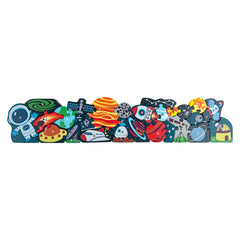 23" x 5" 26PC ALPHABET OUTER SPACE PUZZLE LLB Puzzle