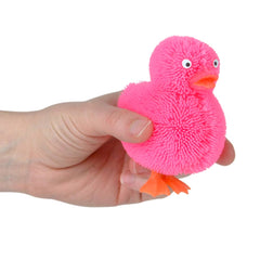4" Ducky Puffer- Assorted Colors - LLB Toys