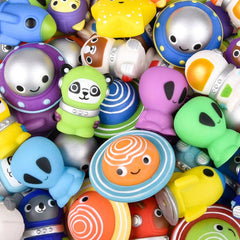 2" RUBBER SPACE ASSORTMENT LLB kids toys