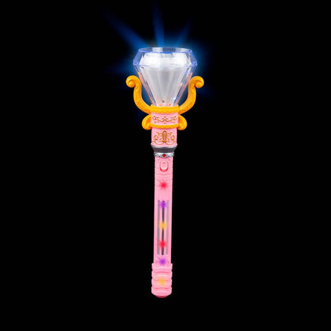 13.5" LIGHT-UP DIAMOND SPINNING WAND LLB Light-up Toys