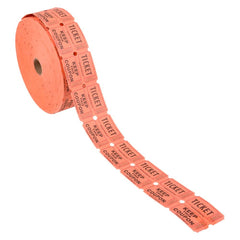 DOUBLE ROLL TICKET ORANGE -2000/ROLL LLB kids toys
