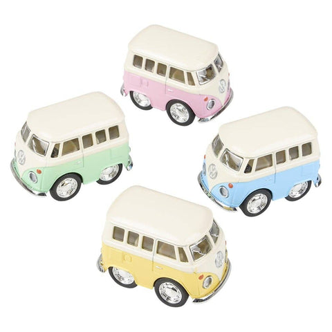 2" Die-cast Volkswagen Mini Bus Llb Car Toys 12ct - LLB Toys