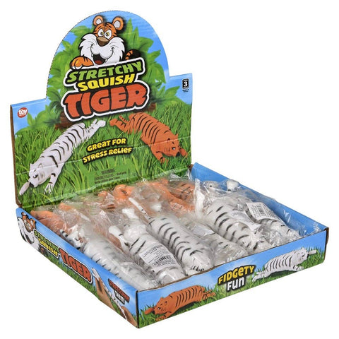 6" SQUEEZE AND STRETCH TIGER LLB kids toys
