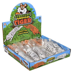 6" SQUEEZE AND STRETCH TIGER LLB kids toys