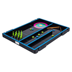 NEON WOODEN TABLETOP 4 IN 1 MULTI GAME 20"x18.5" - LLB Toys