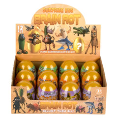 3" Brainrot Figurine Blind Egg 12ct - LLB Toys