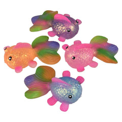 4.5" Squeezy Sugar Fidget Gold Fish 12ct - LLB Toys