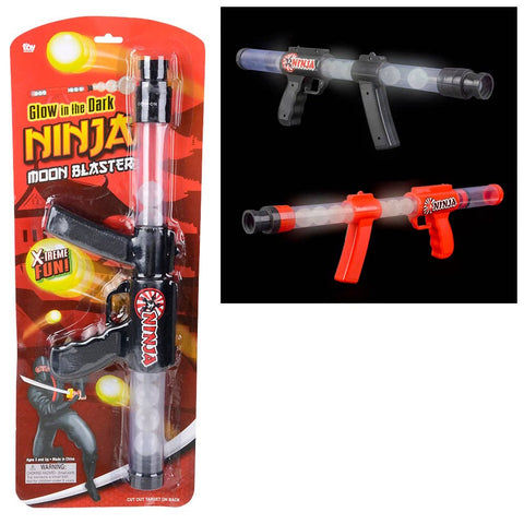 19" GLOW IN THE DARK NINJA MOON BLASTER CARDED LLB kids toys