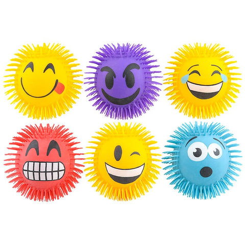 9" EMOTICON PUFFER BALL -  LLB kids toys