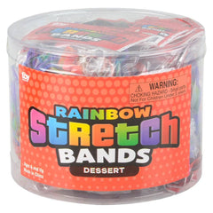 DESSERT RAINBOW SILICONE STRETCH BANDS LLB kids toys