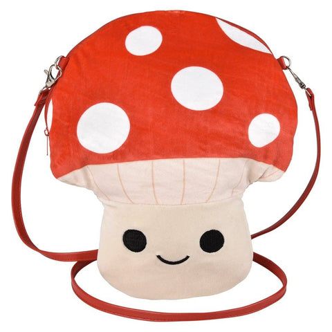 Mushroom Plush Crossbody 10"x11" - LLB Toys