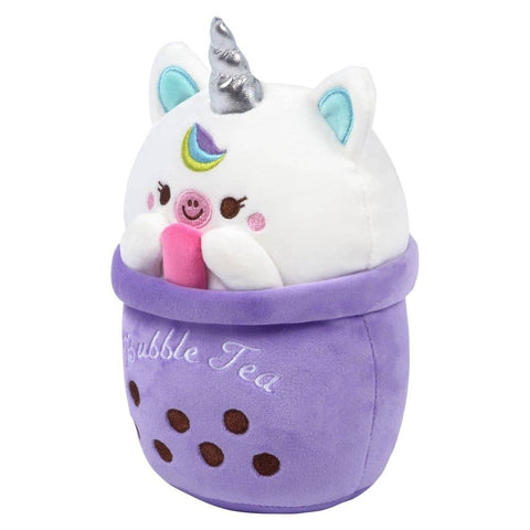10″ Bubble Tea Animal Cup LLB Plush Toys