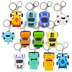 2.75" Diecast Vehicle Keychain Assortment 18ct - LLB Toys