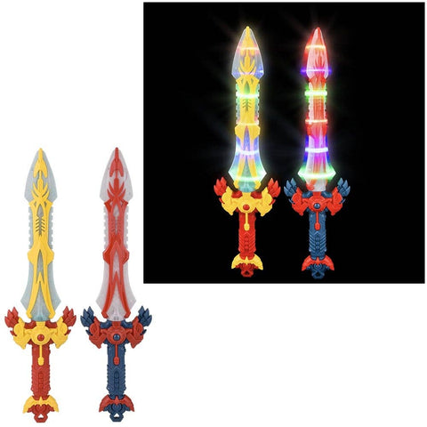 24.5" Light-Up Spinning Sword- LLB Toys