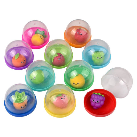 1" Mini Fruit Squeezy Figures In 2" Capsule - LLB Toys