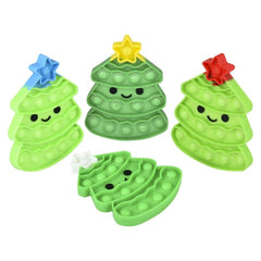 CHRISTMAS TREE GLITTER BUBBLE POPPERS LLB Fidget Toys