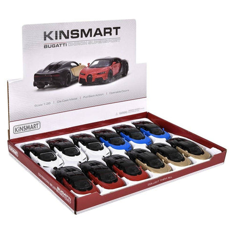 5" Diecast Bugatti Chiron Supersport LLB kids toys