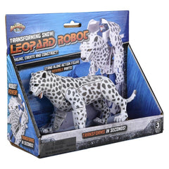 5" SNOW LEOPARD ROBOT ACTION FIGURE LLB kids toys