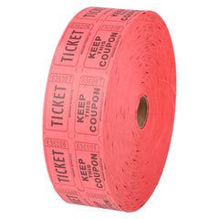 DOUBLE ROLL TICKET RED -2000/ROLL LLB kids toys