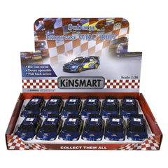 5" Diecast Pull Back Subaru Impreza Wrc 2007 LLB kids toys