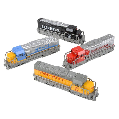 7" DIE-CAST PULL BACK FREIGHT TRAIN 12/DISPLAY LLB Car Toys
