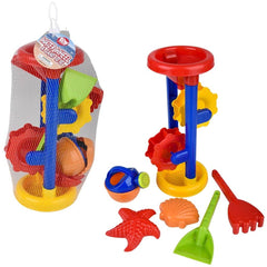 Water Wheel And 5pc Sand Toys - LLB Toys