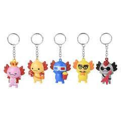 1.5" Collectible Axolotl Keychains 20ct- LLB Toys