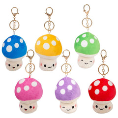 3.5" Plush Mushroom Clip Ons Plush - LLB Toys