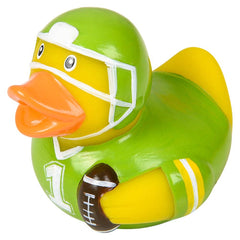 2" FOOTBALL RUBBER DUCKIES LLB Bath Toys