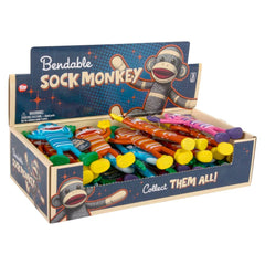 4" Bendable Sock Monkey - LLB Toys