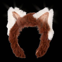 Light-Up Plush Red Panda Headband LLB Light-up Toys
