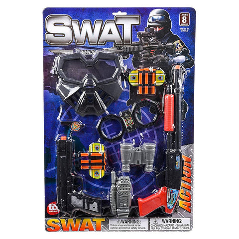 DOUBLE TROUBLE SWAT SET 7 PC LLB kids toys