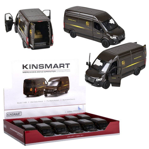 5" Diecast Pull Back UPS Delivery Van LLB Car Toys