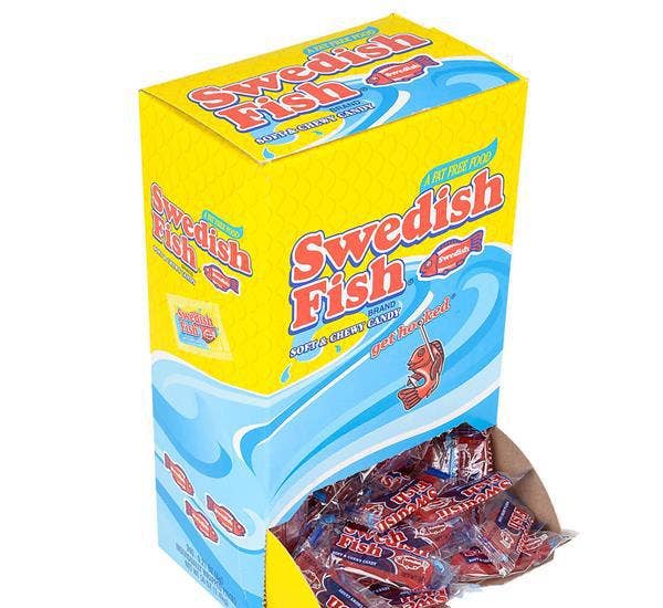 WRAPPED SWEDISH FISH 240CT LLB Candy