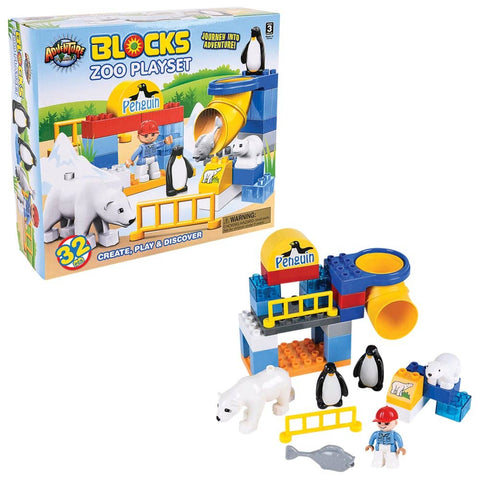 32pc ZOO BLOCK SET LLB kids toys