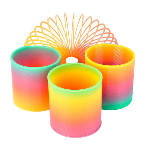 2.4" (60mm) RAINBOW COIL SPRING LLB kids toys