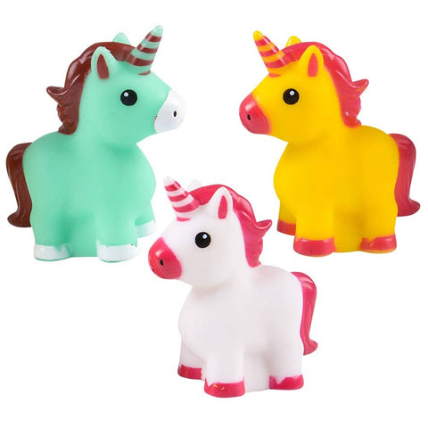 2" RUBBER UNICORN LLB kids toys