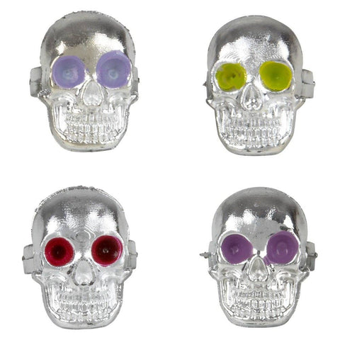 PLASTIC SKULL RING 0.75" LLB kids toys