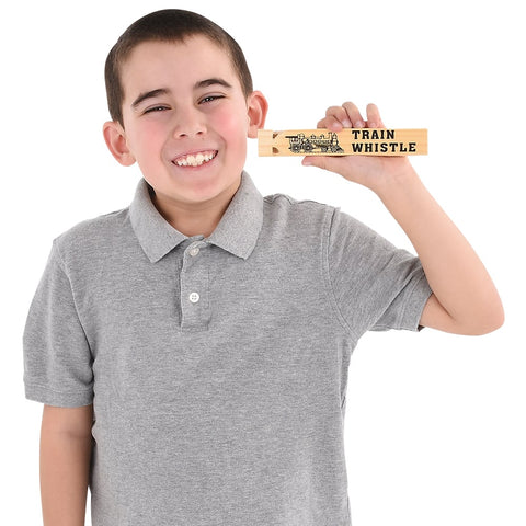 7" WOODEN TRAIN WHISTLE
