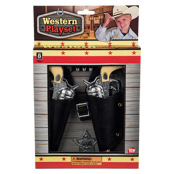 OLD WEST ACTION BELT SET 2 PC LLB kids toys