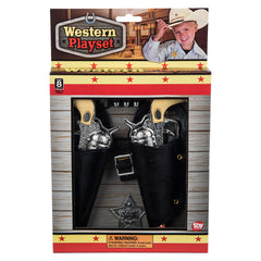 OLD WEST ACTION BELT SET 2 PC LLB kids toys