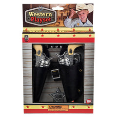OLD WEST ACTION BELT SET 2 PC LLB kids toys