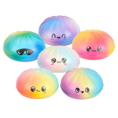 3.5" Squish Surprise Rainbow Dumplings