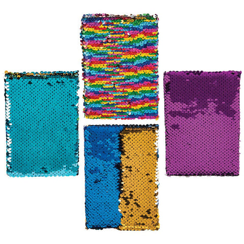 6"X4.25" FLIP SEQUIN JOURNAL LLB kids toys