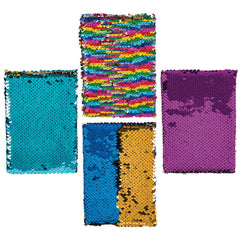 6"X4.25" FLIP SEQUIN JOURNAL LLB kids toys