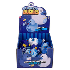 2" Hanukkah Rubber Duck Party Favors 24ct - LLB Toys