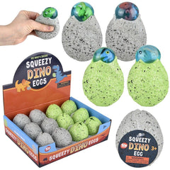 2.5" Squeeze Dinosaur Egg - LLB Toys
