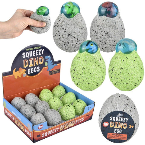 2.5" Squeeze Dinosaur Egg - LLB Toys