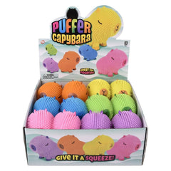 6" Capybara Puffer-Assorted Colors- LLB Toys